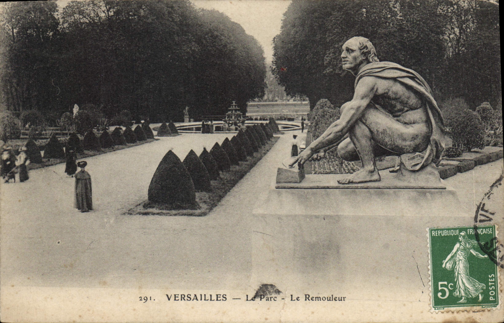 CPA Versailles Le Parc Le Remouleur 
