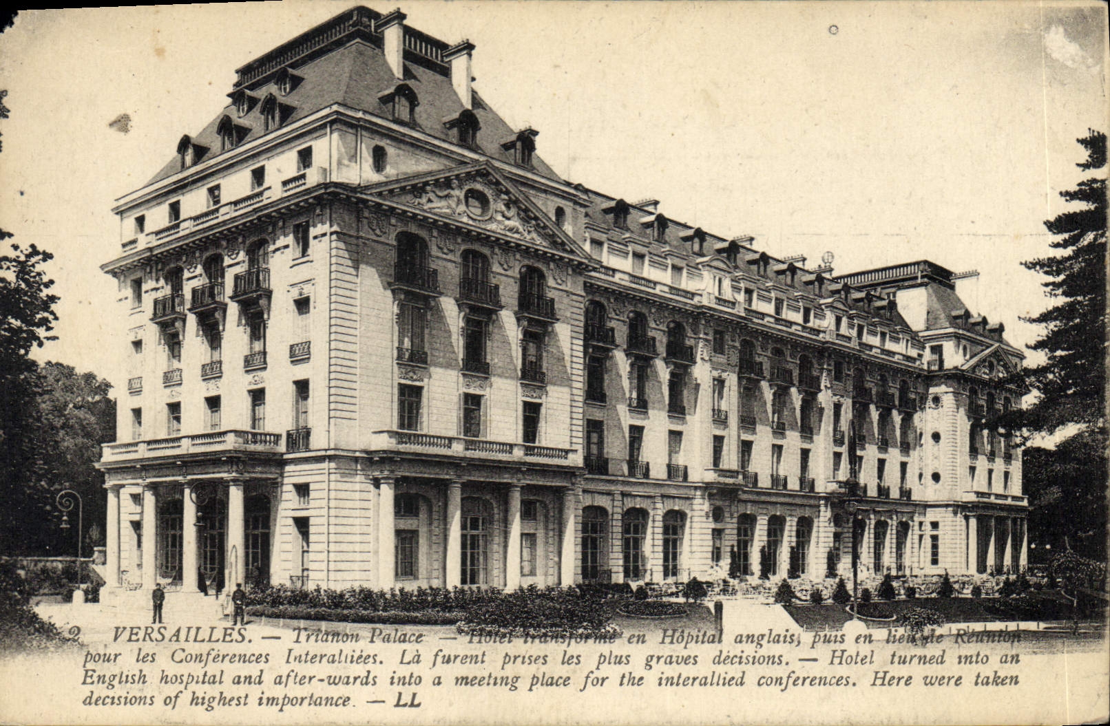 CPA Versailles Trianon Palace 