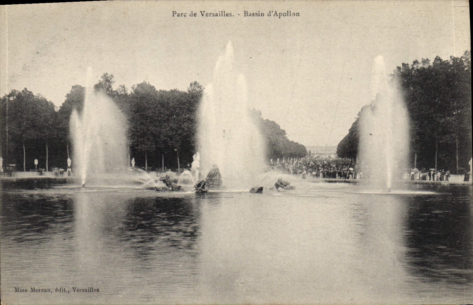 CPA Parc de Versailles Bassin d'Apollon 