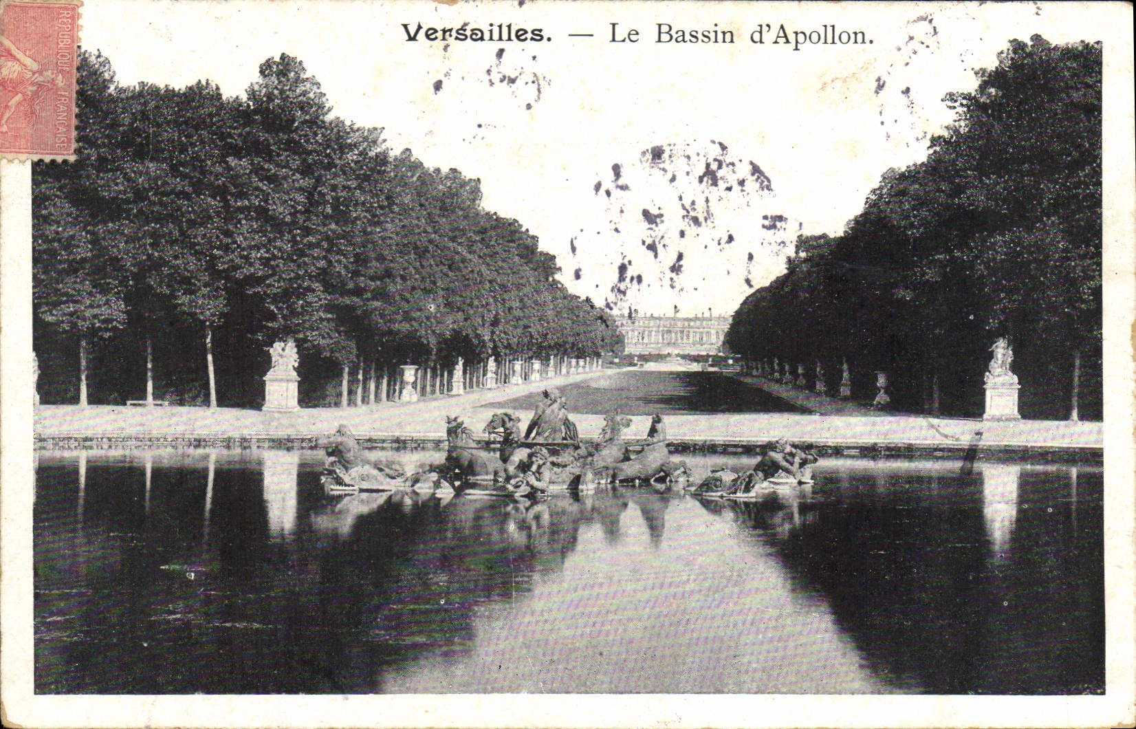 CPA Versailles Le Bassin d'Apollon 