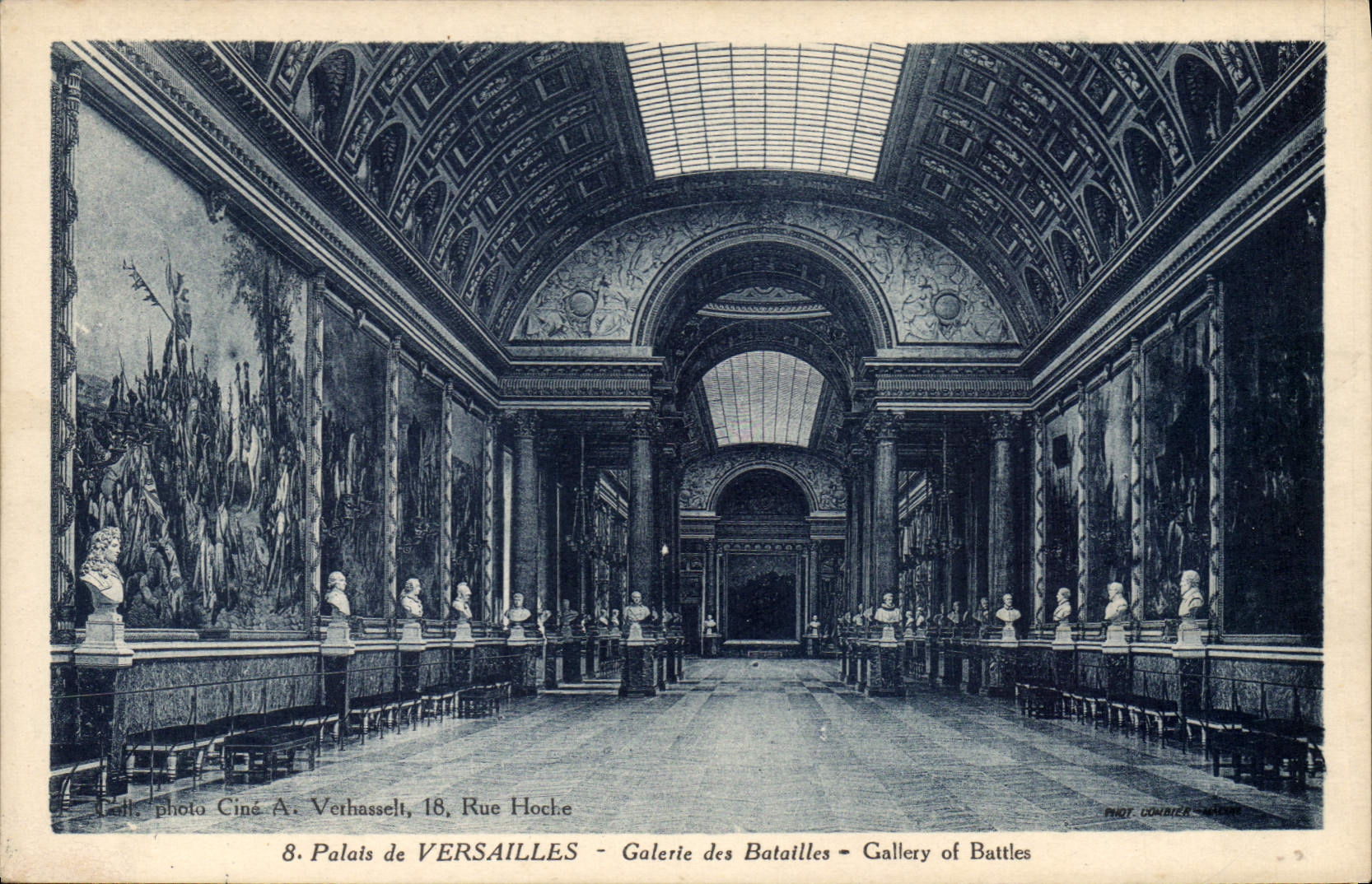 CPA Palais de Versailles Galerie des Batalles 