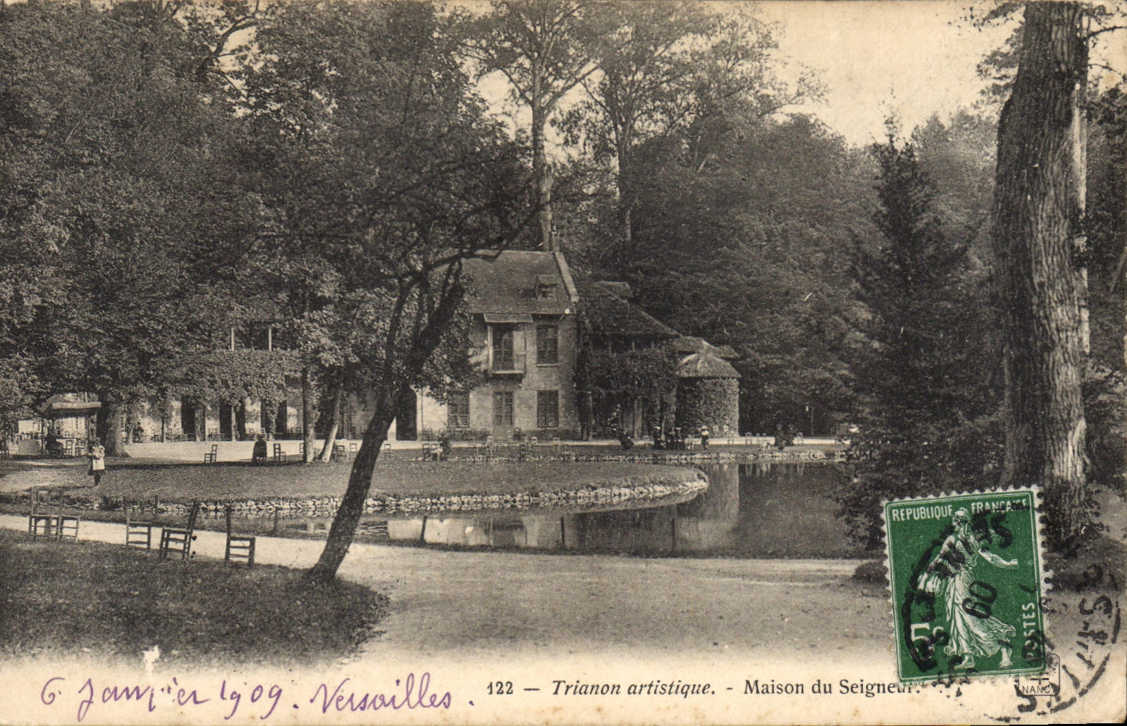 CPA Versailles Trianon artistique Maison 