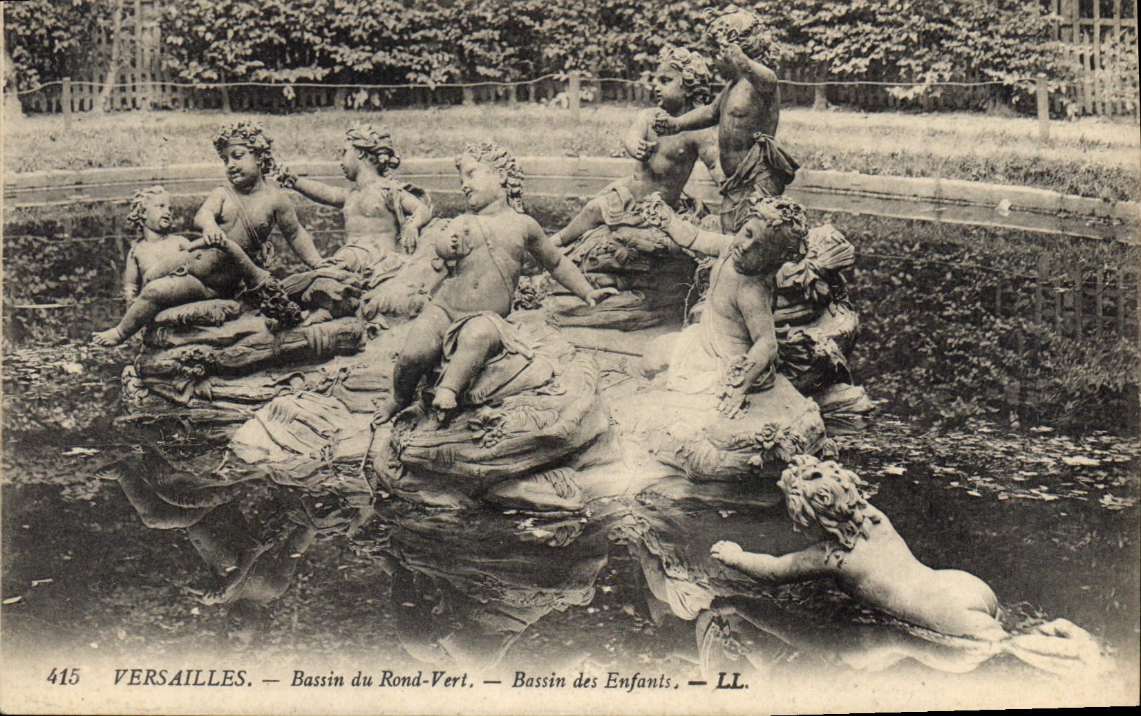 CPA Versailles Bassin du Rond Vert Bassin des Enfants 