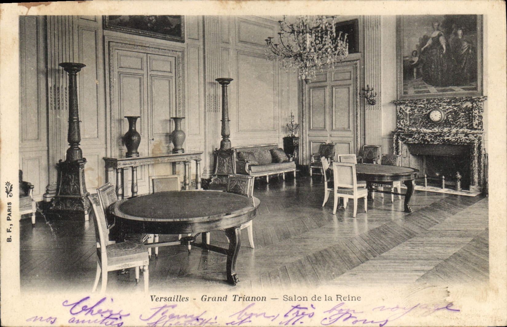 CPA Versailles Grand Trianon Salle de la Reine 