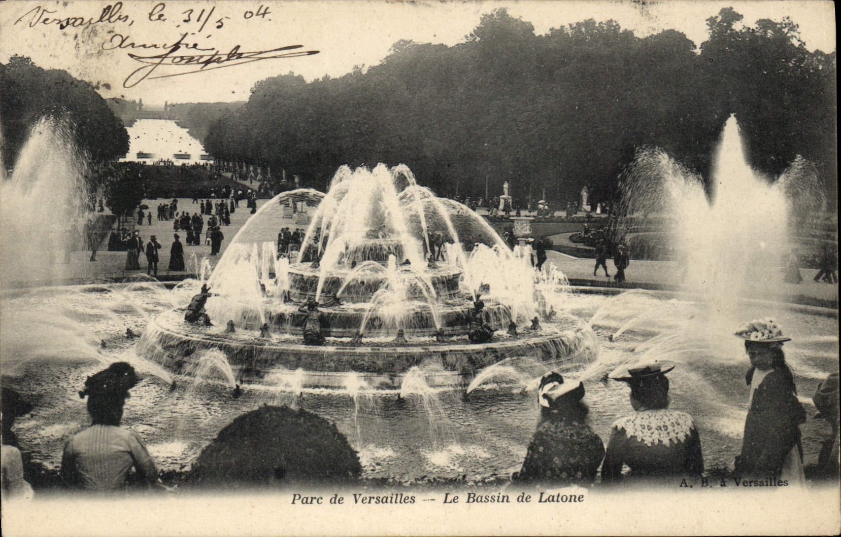CPA Parc de Versailles Le Bassin de Latone 
