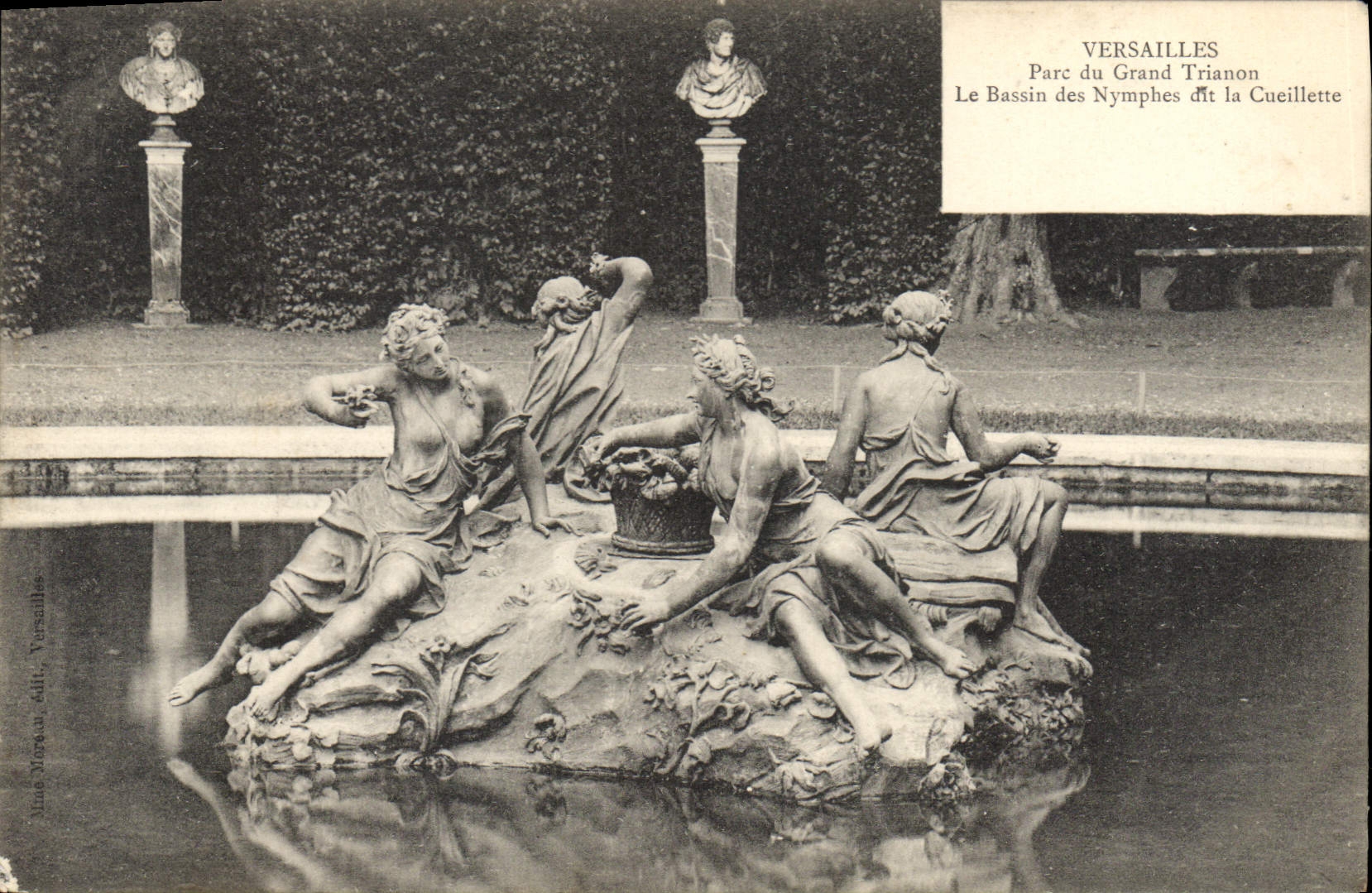 CPA Versailles Parc du Grand Trianon Le Bassin des Nymphes dit la Cueillette 
