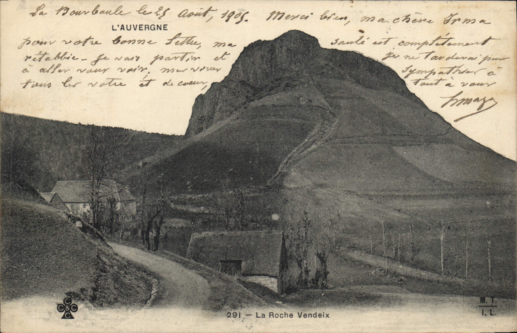 CPA L'Auvergne La Roche Vendeix