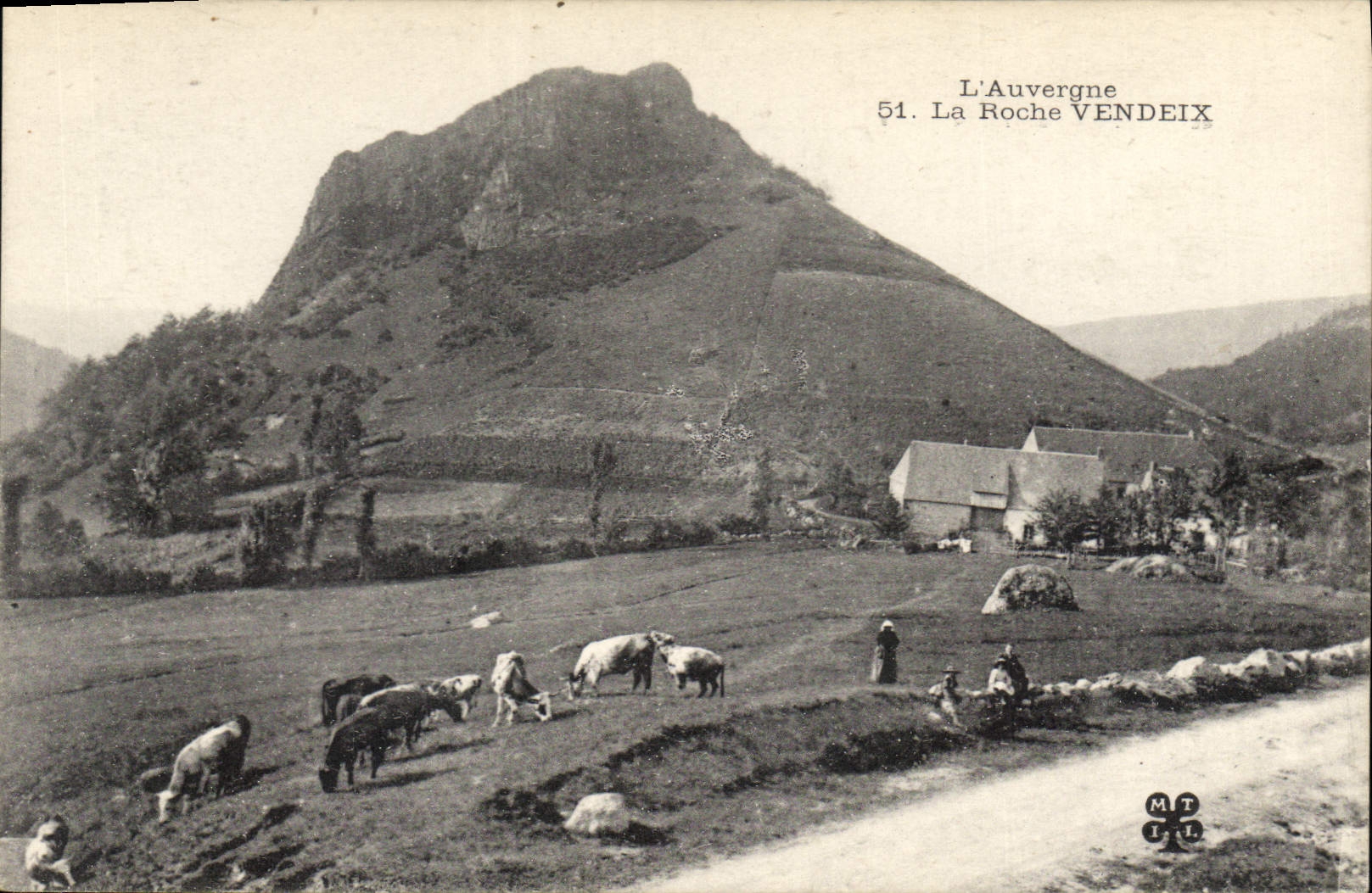 CPA L'Auvergne La Roche Vendeix
