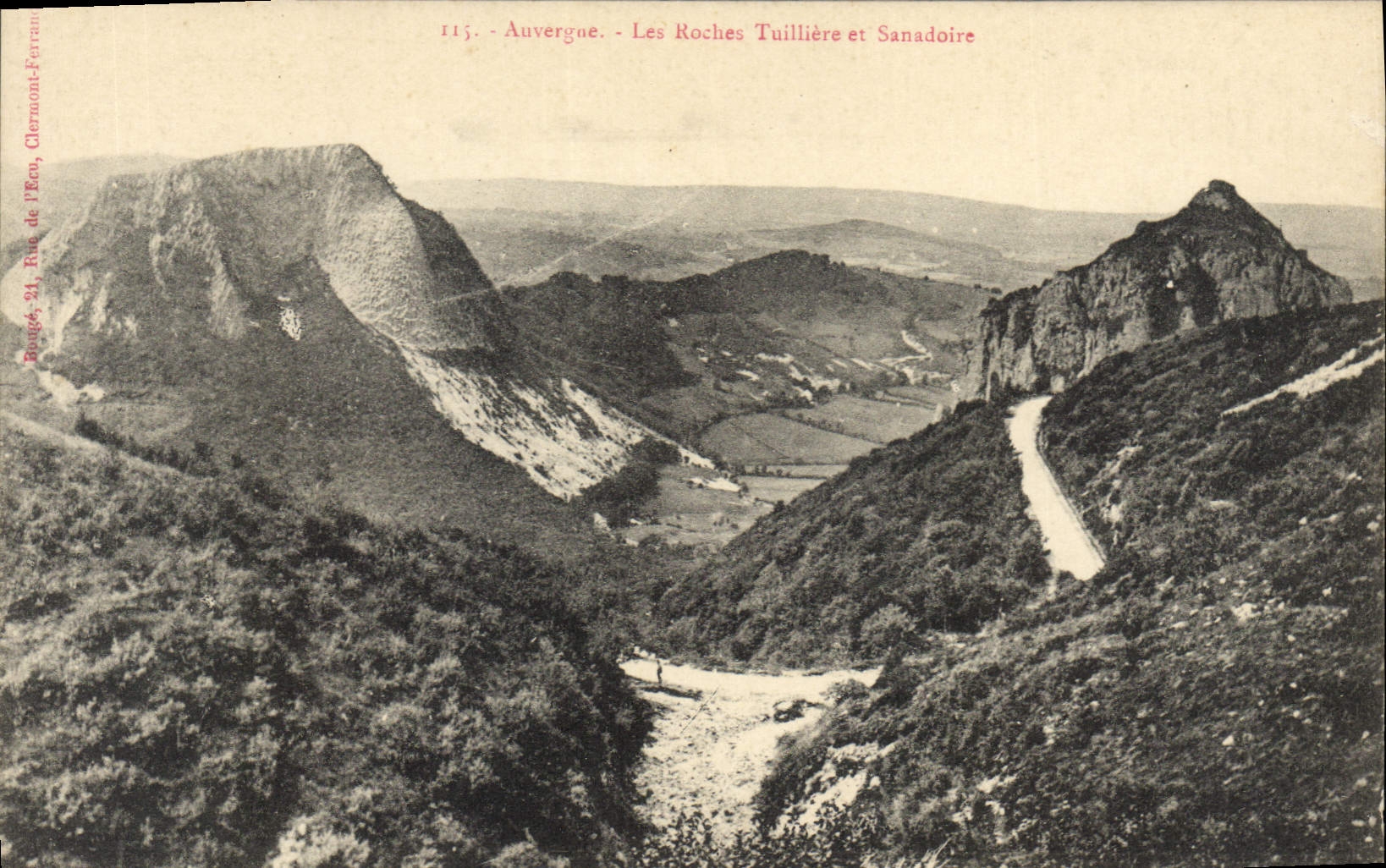 CPA Auvergne Les Roches Tuillerie et Sanadoire