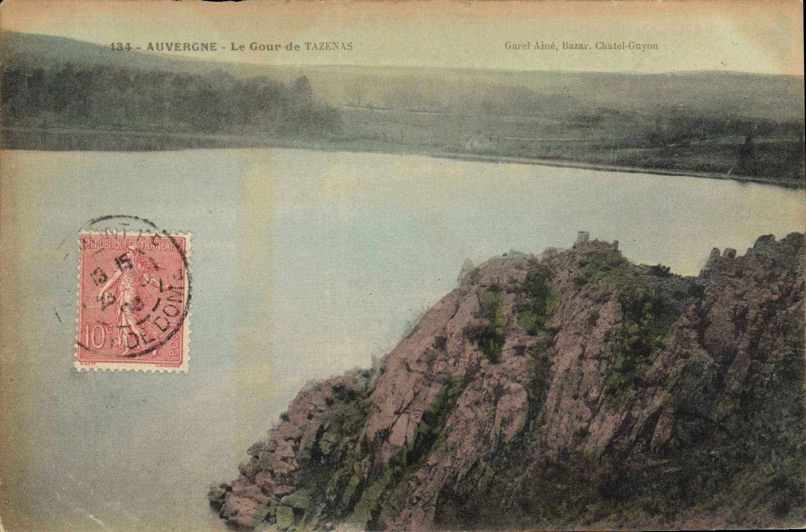 CPA Auvergne Le Gour de Tazenas