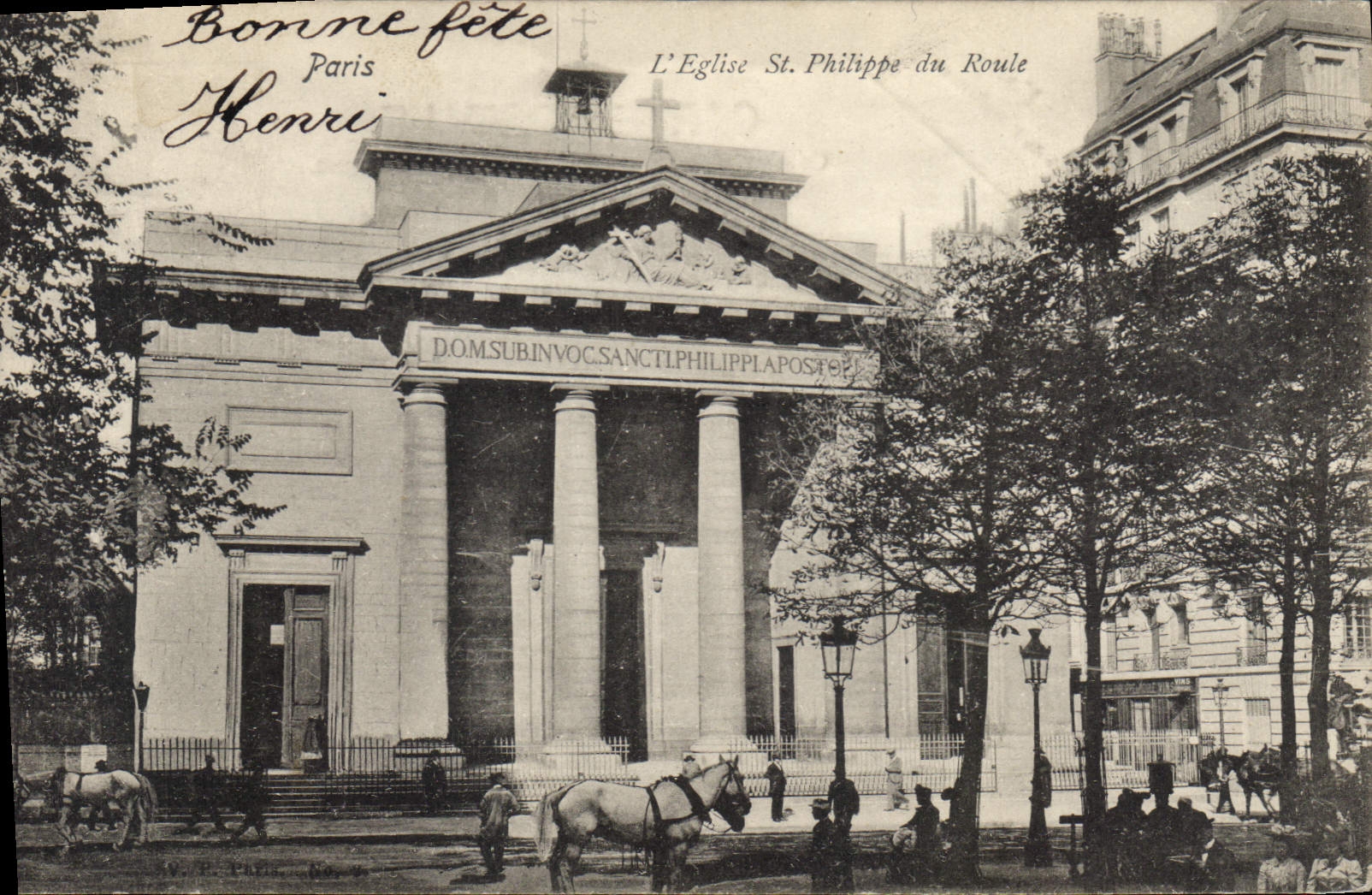 CPA Paris L'Eglise St Philippe du Roule 