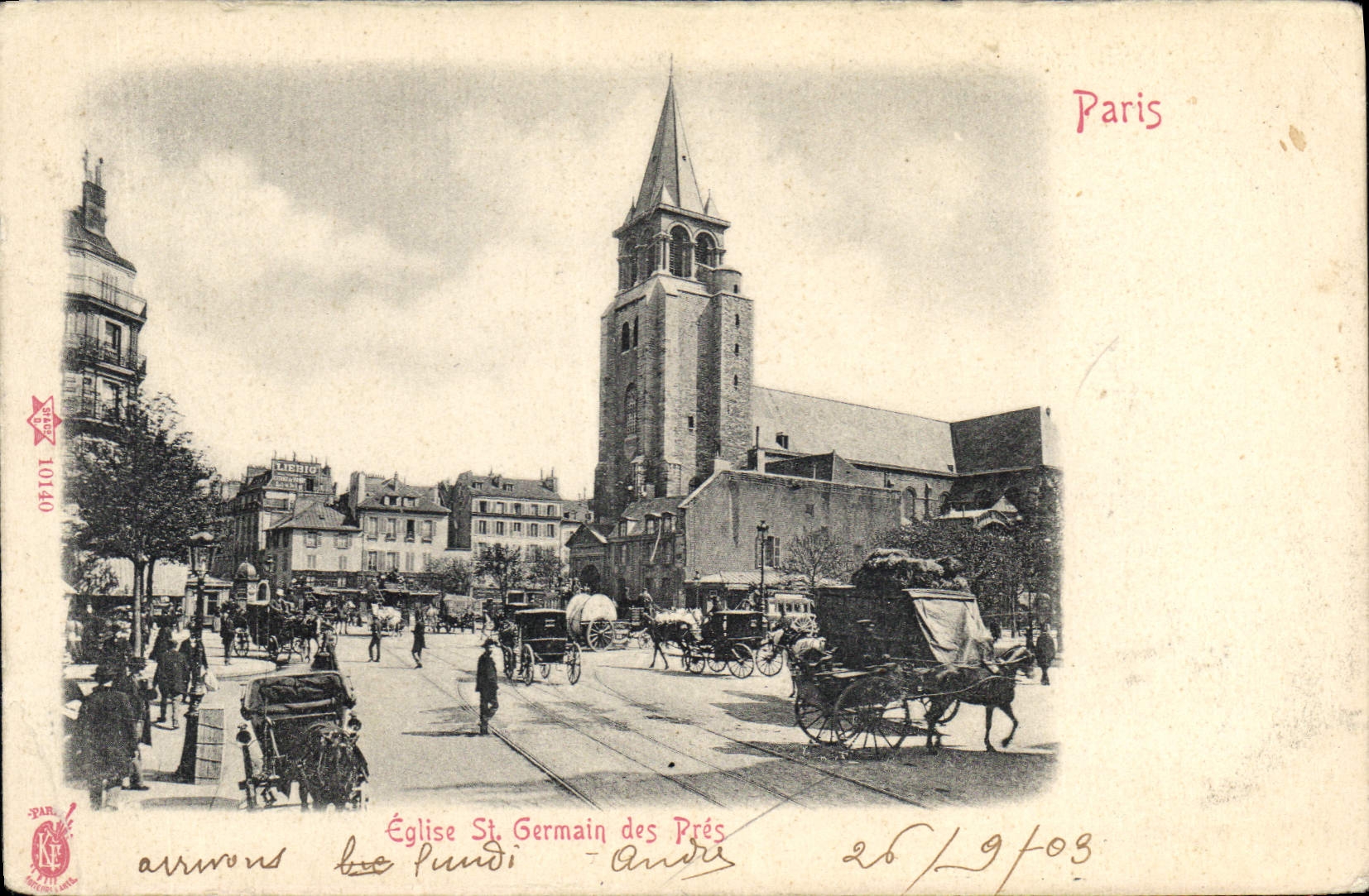 CPA Paris Eglise St Germain des Pres