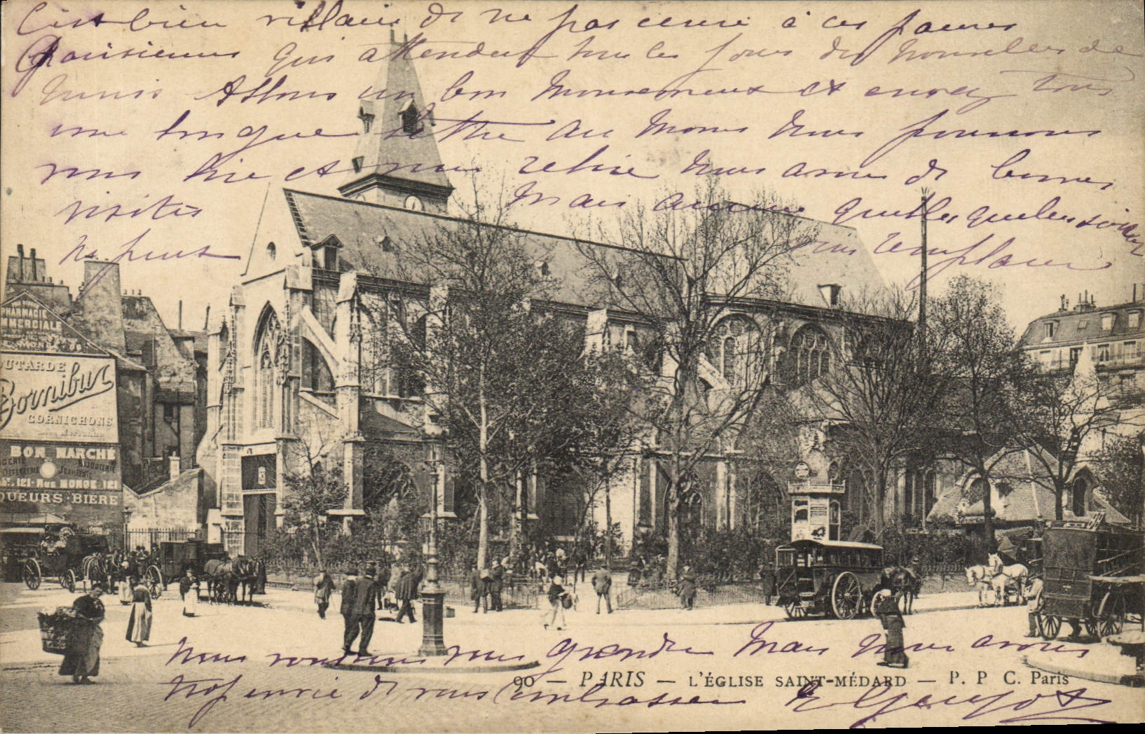 CPA Paris L'Eglise Saint Medaud 
