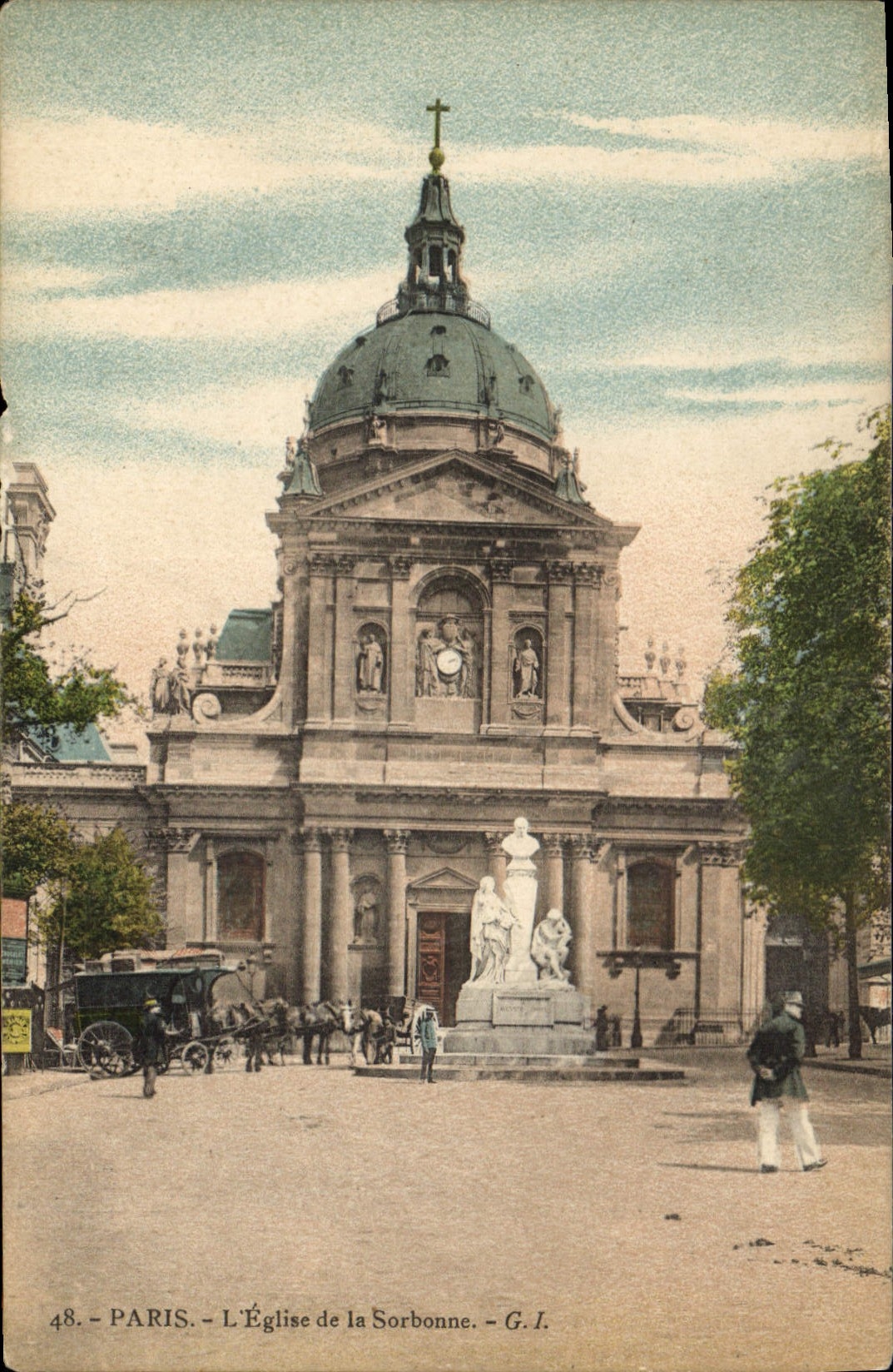 CPA Paris L'Eglise de la Sorbonne 