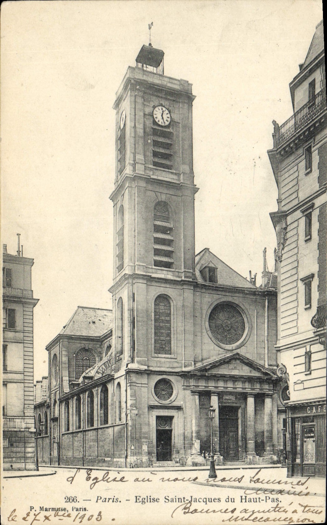 CPA Paris Eglise Saint Jacques du Haut Paris 