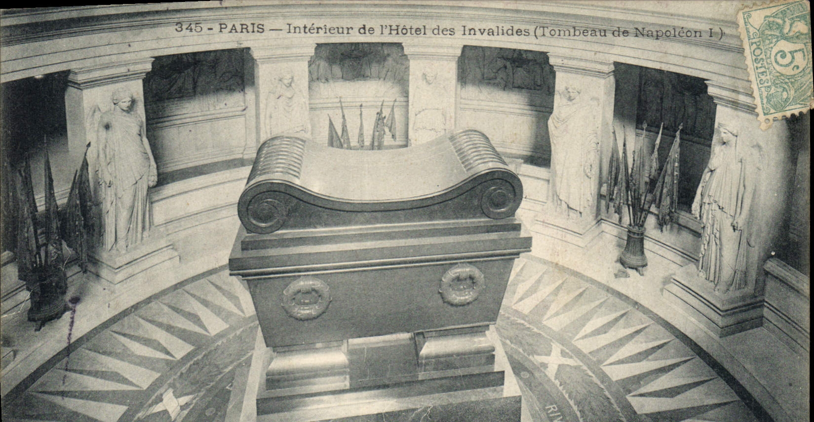 CPA Paris Interieur de l'Hotel des Invalides Tombeau de Napoleon I 