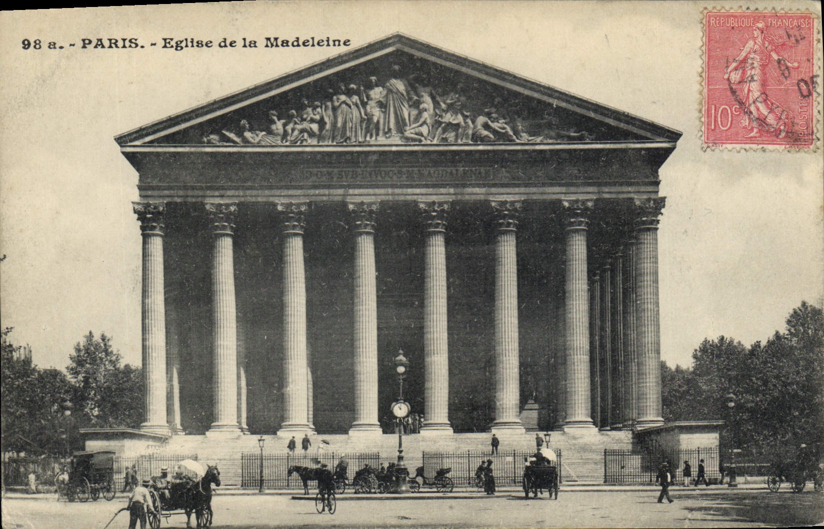 CPA Paris Eglise de la Madeleine 