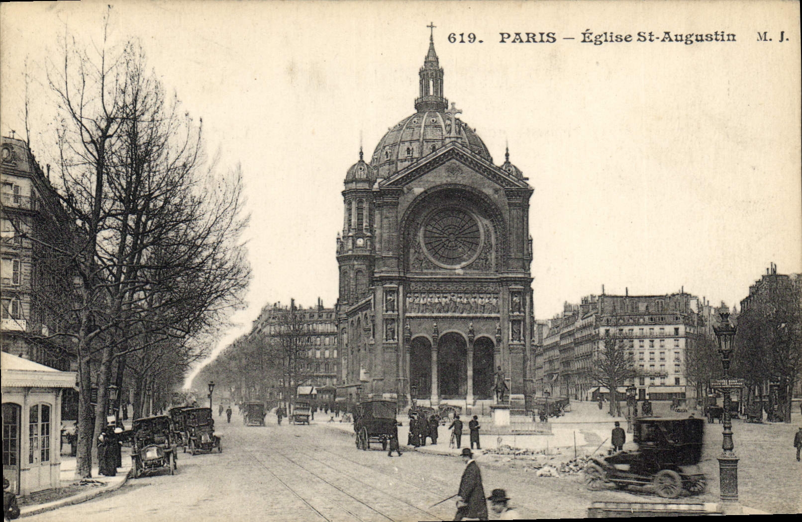 CPA Paris Eglise St Augustin 