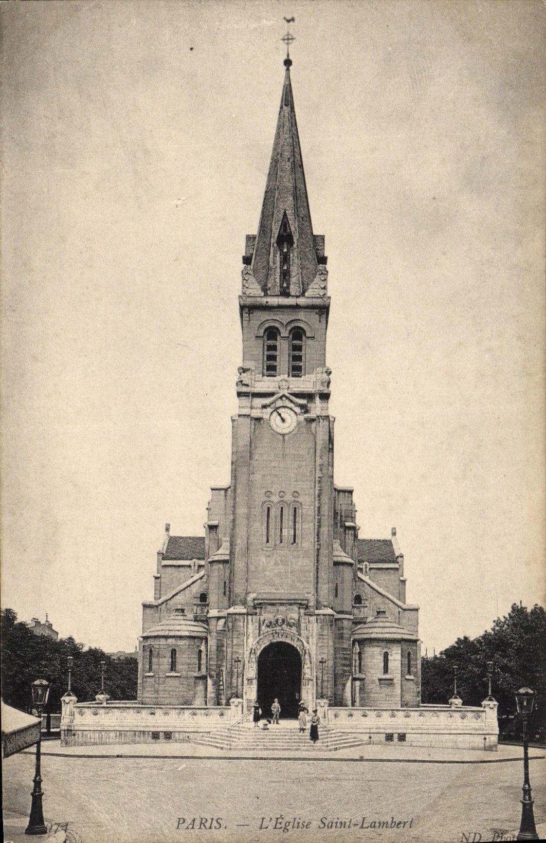 CPA Paris L'Eglise Saint Lambert 