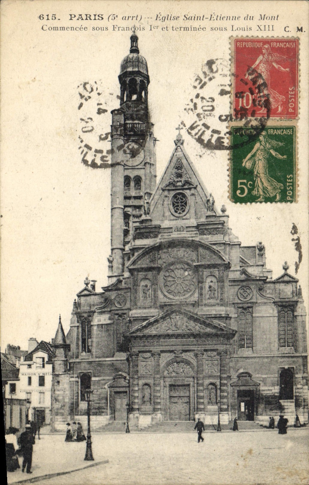 CPA Paris Eglise Saint Etienne du Mont 