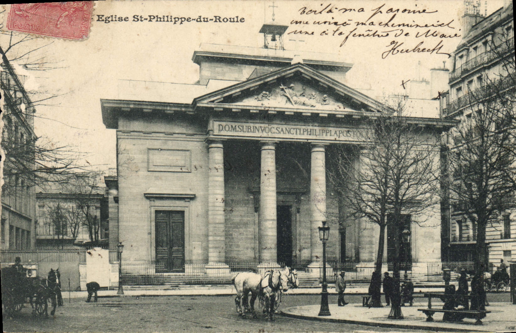 CPA Paris Eglise St Philippe du Route 