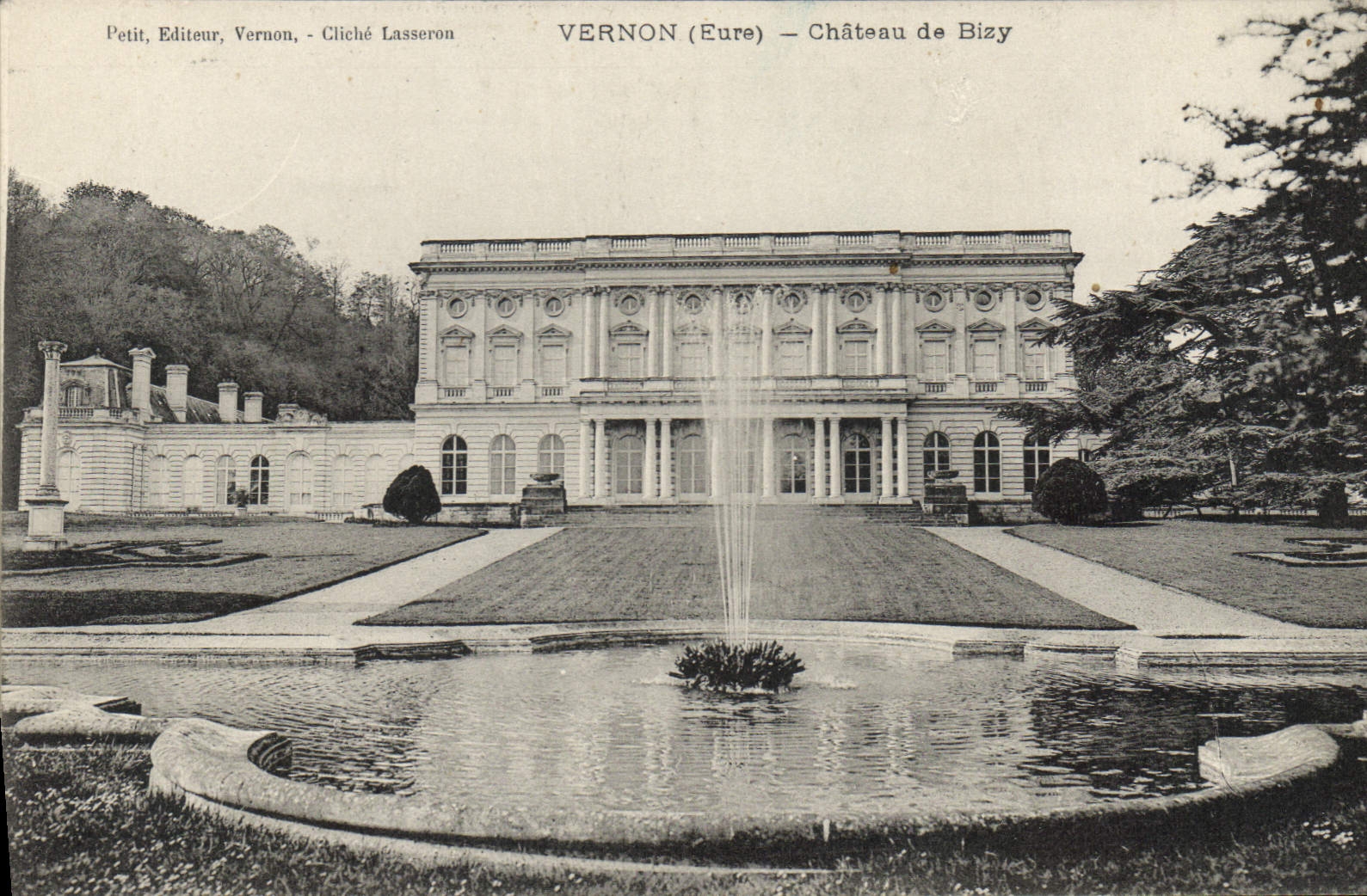 CPA Vernon Eure Chateau de Bizy 