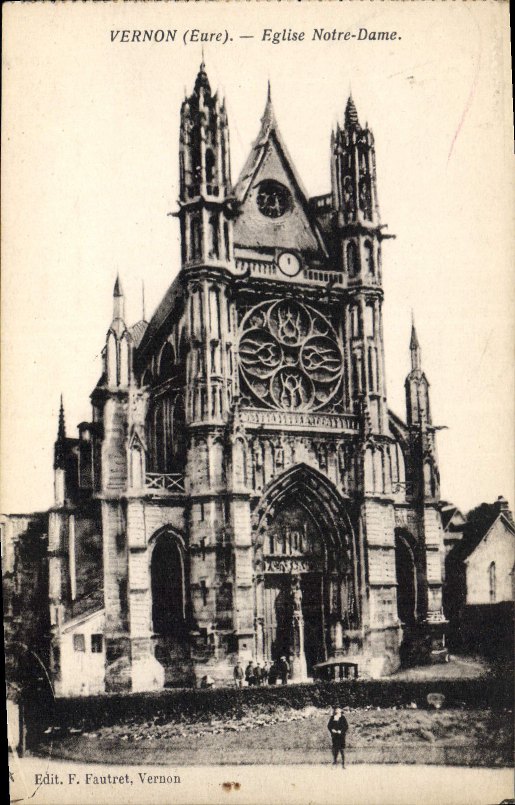 CPA Vernon Eure Eglise Notre Dame 