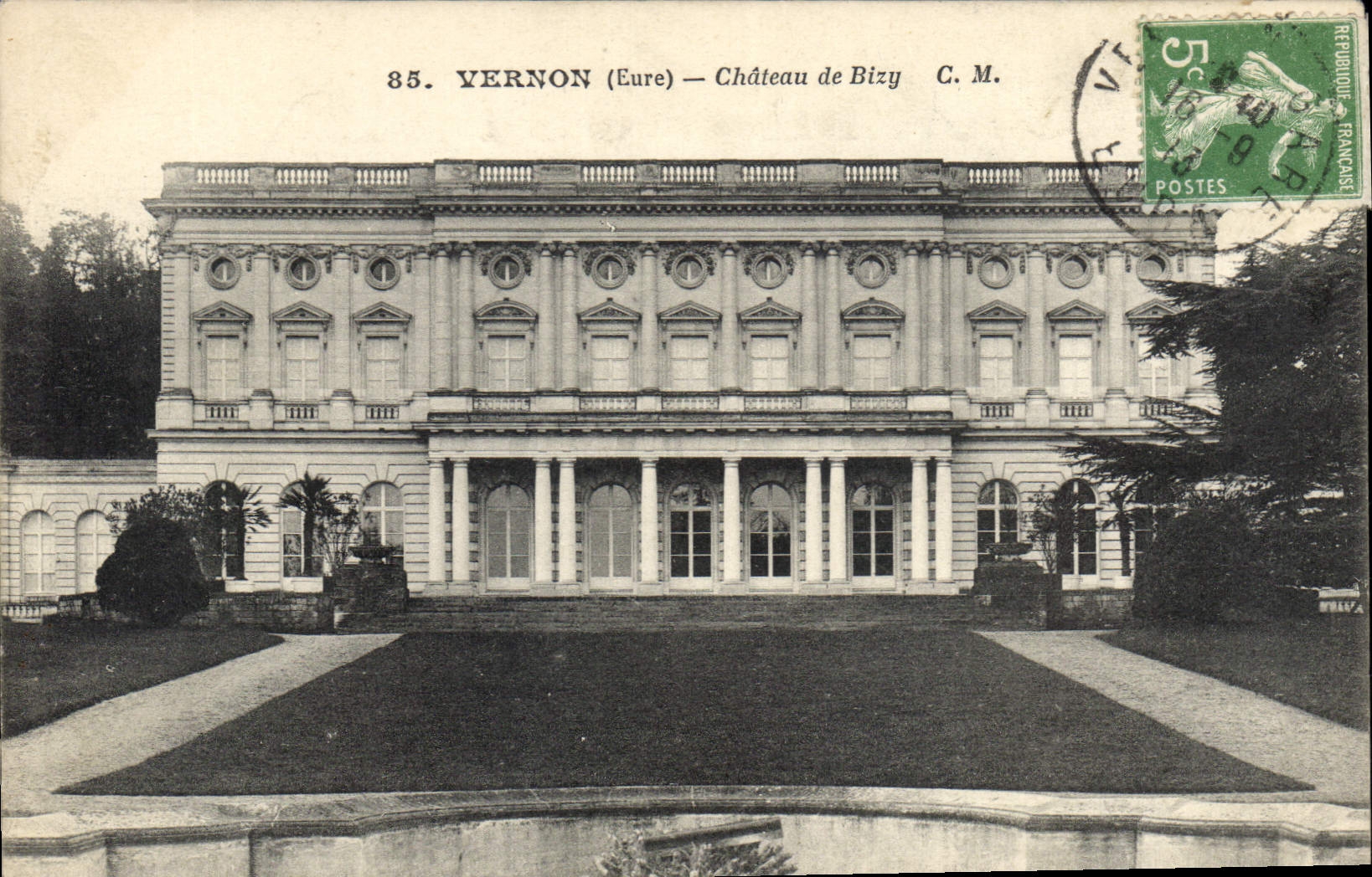 CPA Vernon Eure Chateau de Bizy 