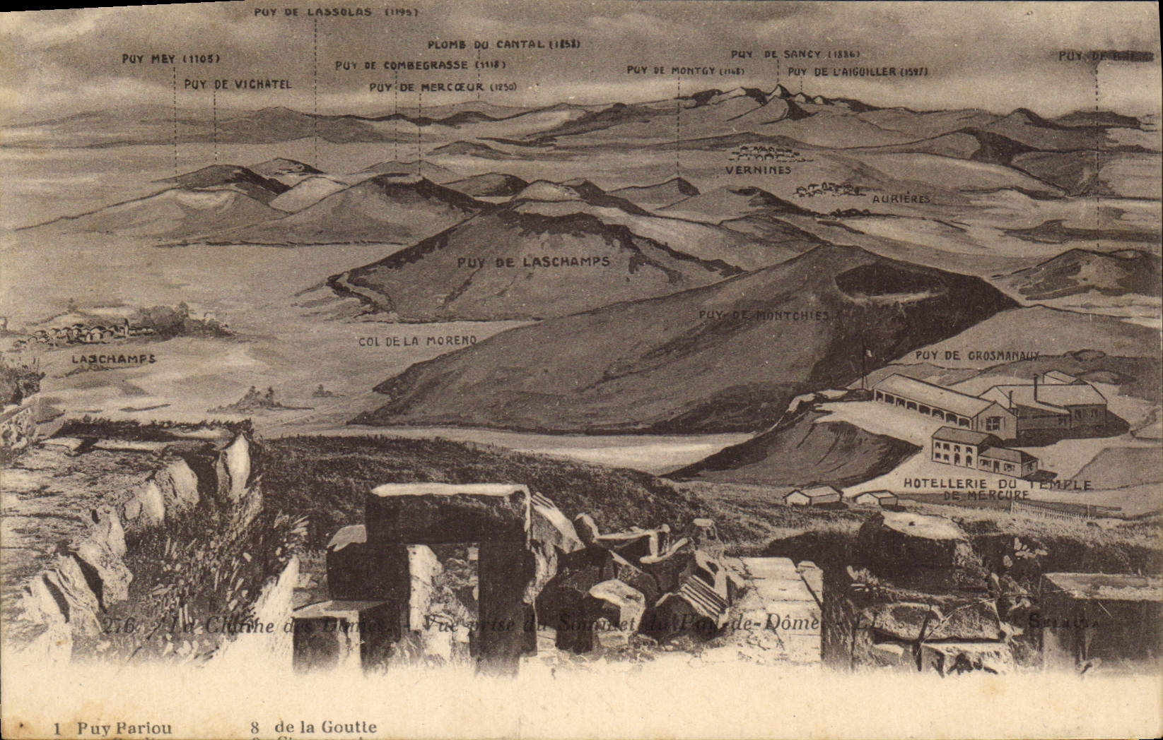 CPA Puy de Dome 
