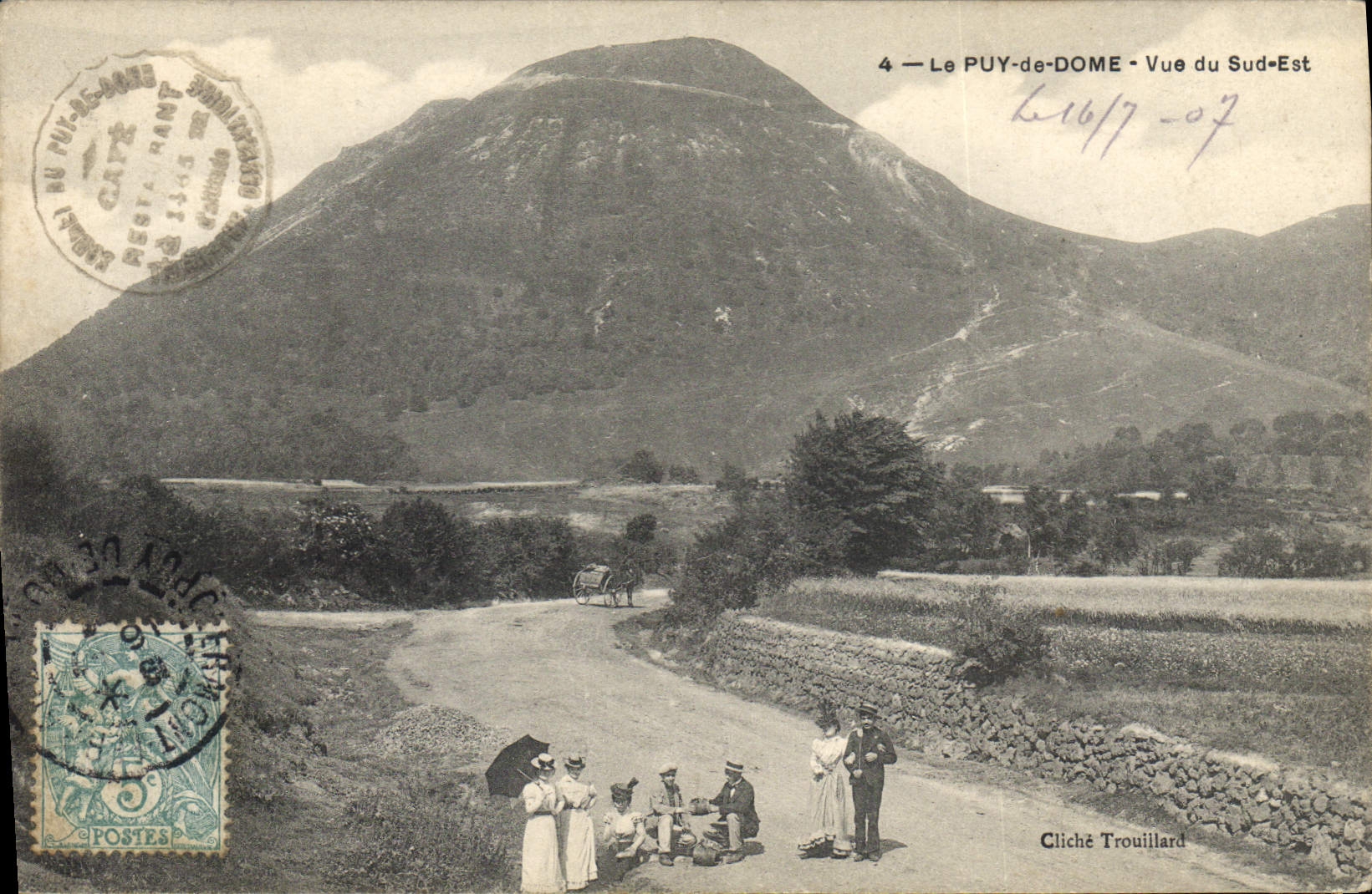 CPA Le Puy de Dome Vue du Sud Est 