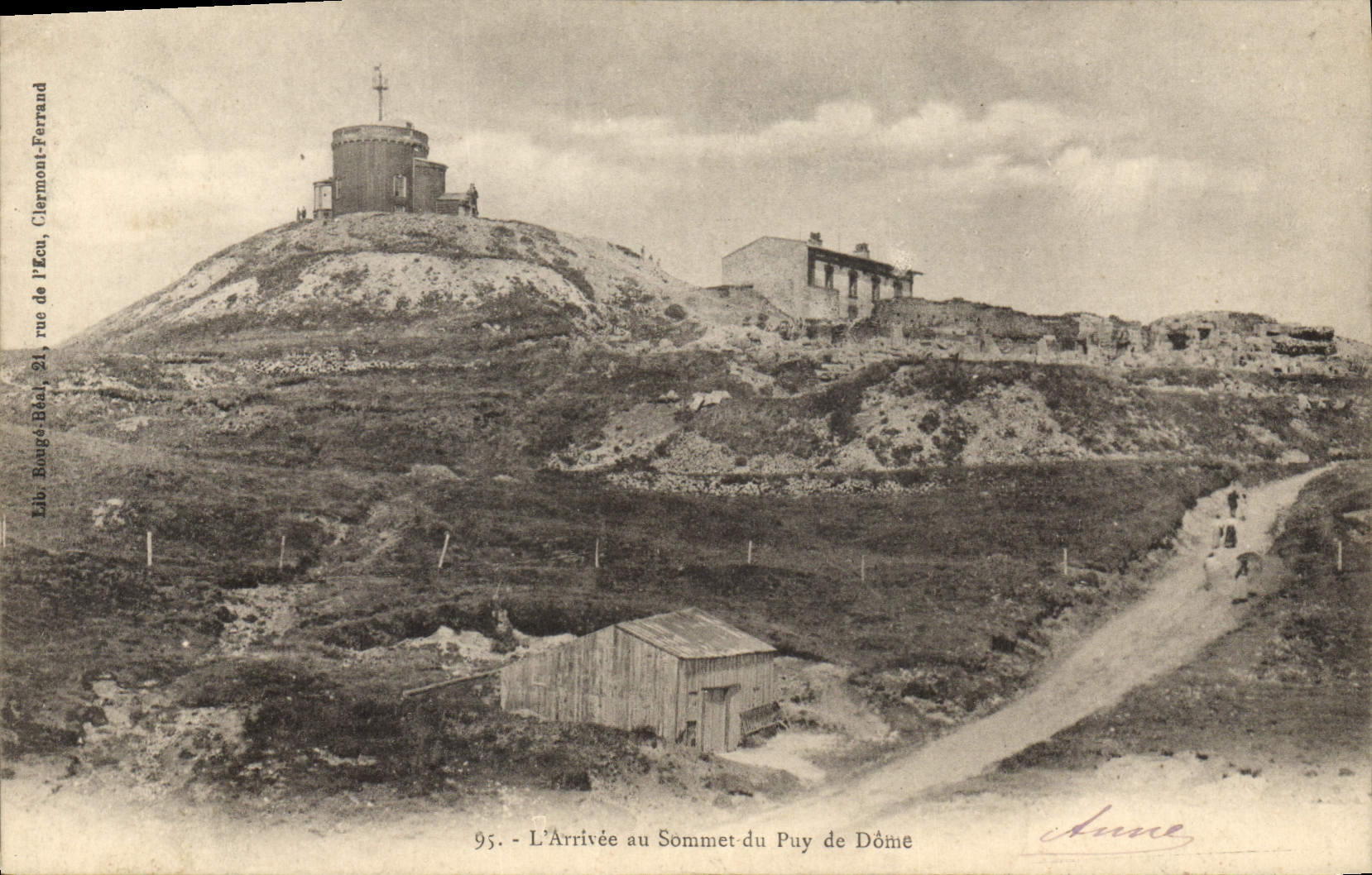 CPA L'Arrivee su Sommet du Puy de Dome 