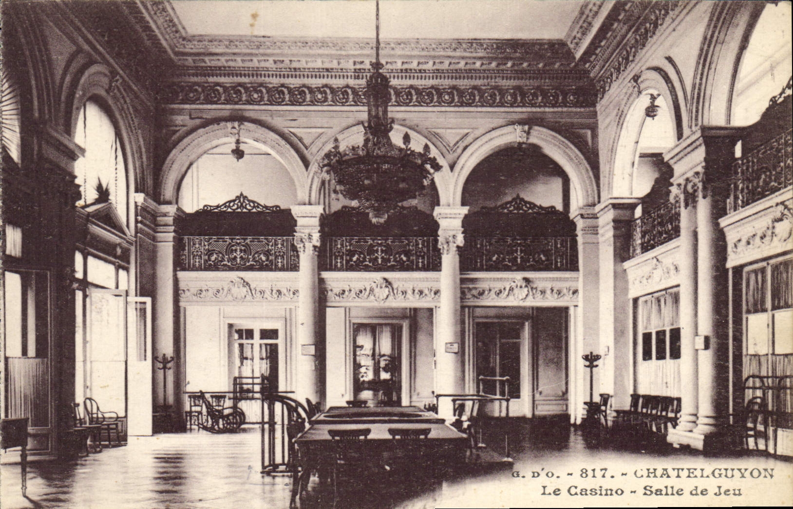 CPA Chatelguyon Le Casino Salle de Jeu