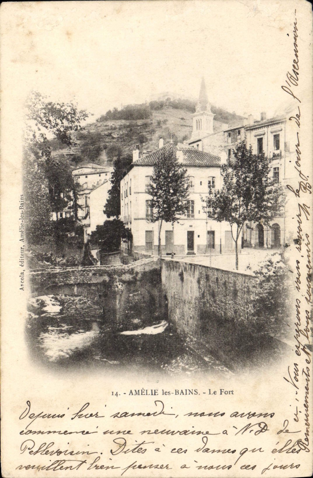 CPA Amelie les Bains Le Fort 