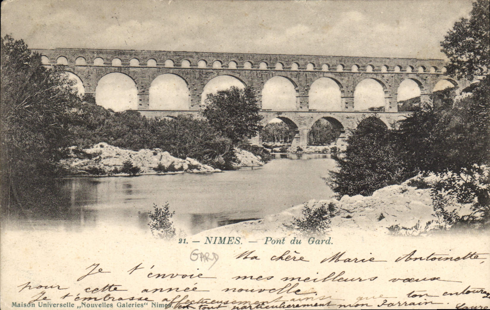 CPA Nimes Pont du Gard 
