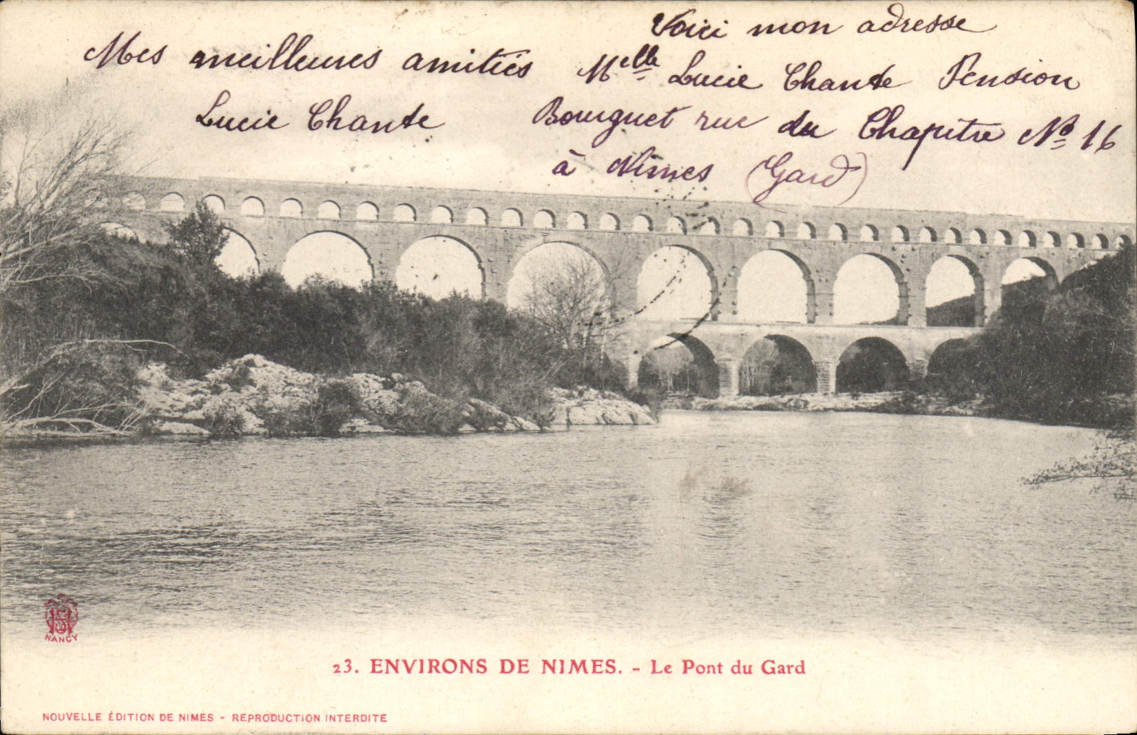 CPA Environs de Nimes Le Pont du Gard 