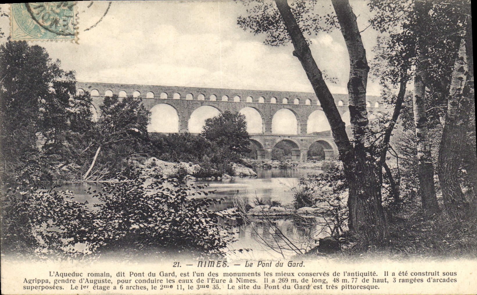 CPA Nimes Le Pont du Gard 