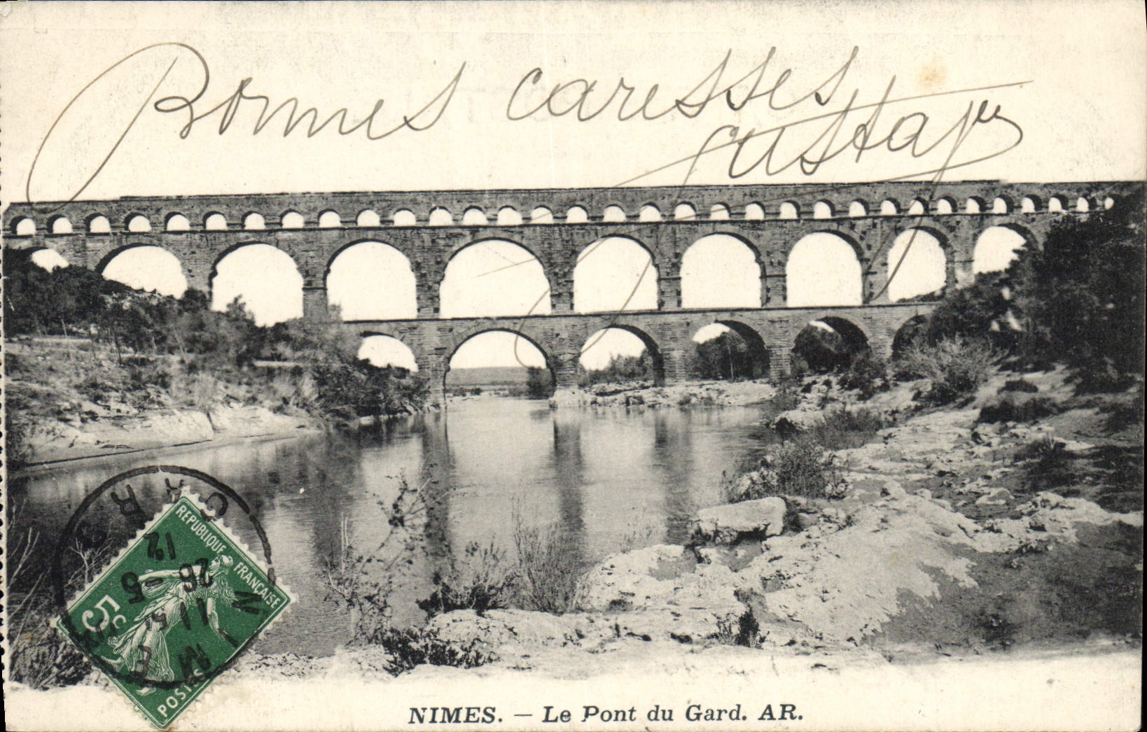 CPA Nimes Le Pont du Gard 