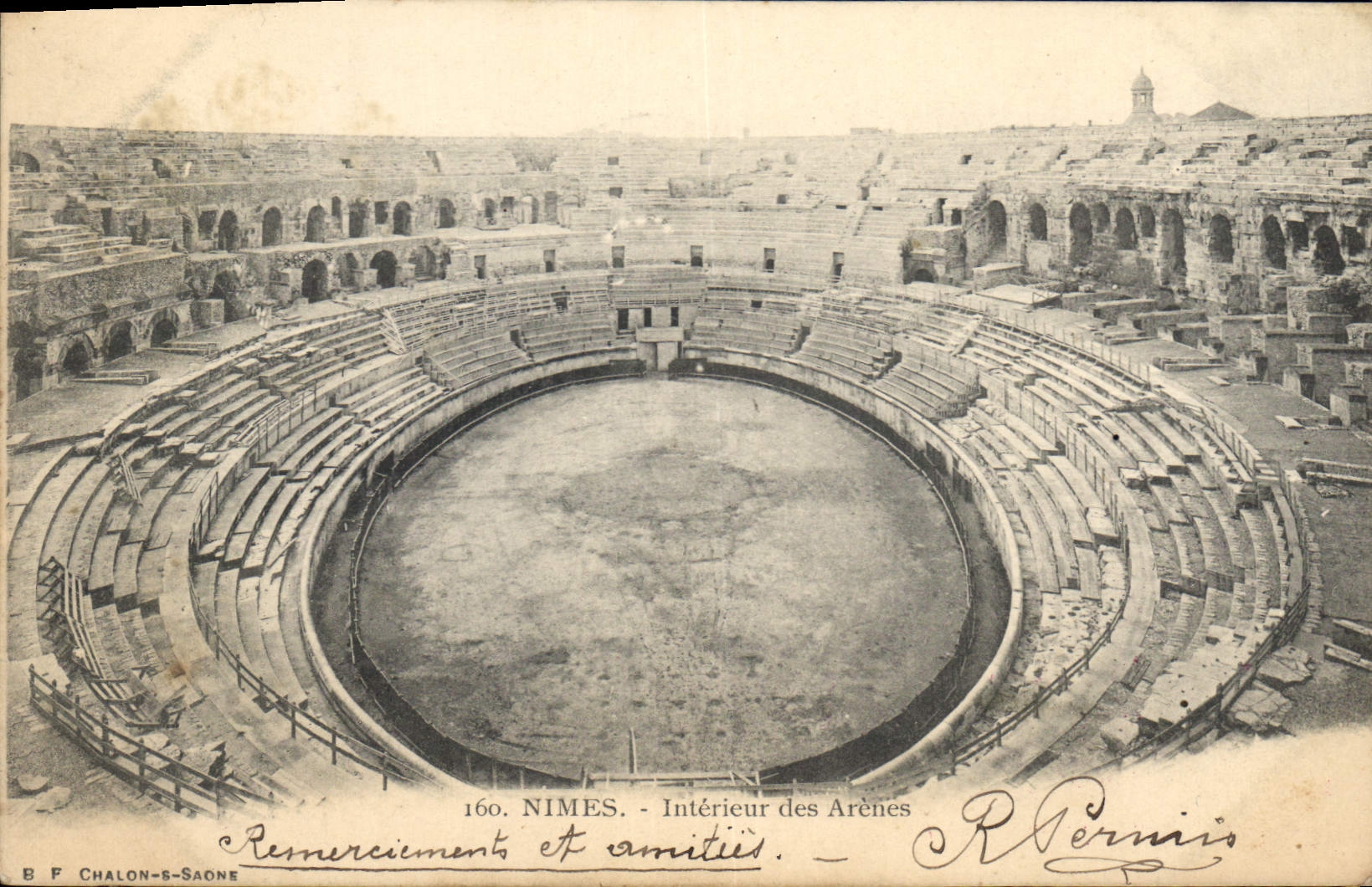 CPA Nimes Interieur des Arenes 
