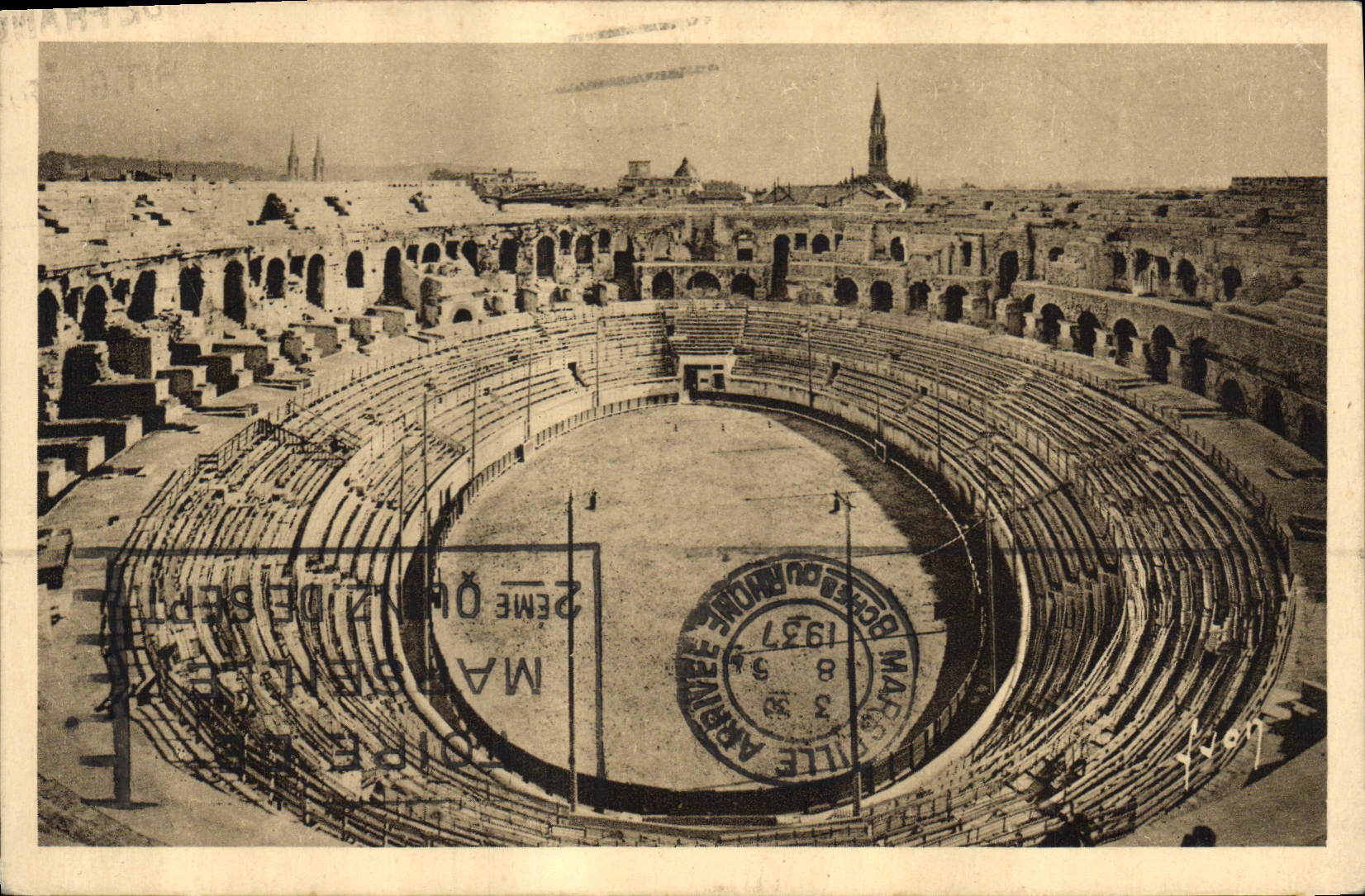 CPA Nimes Gard Les Arenes 