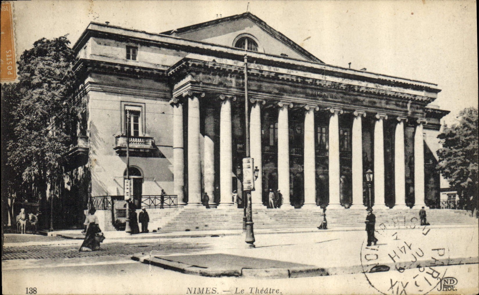 CPA Nimes Le Theatre 