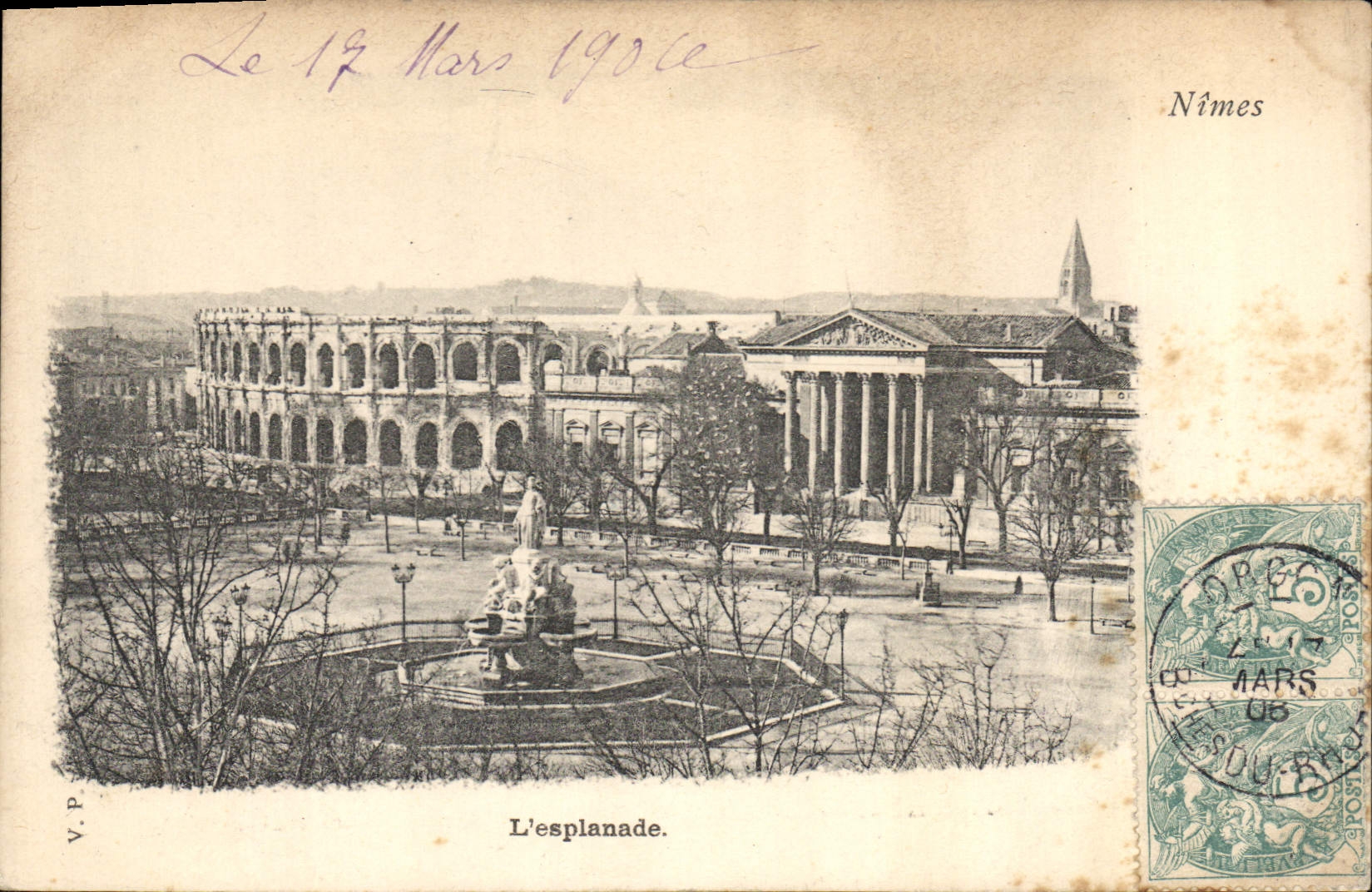 CPA Nimes L'Esplanade 