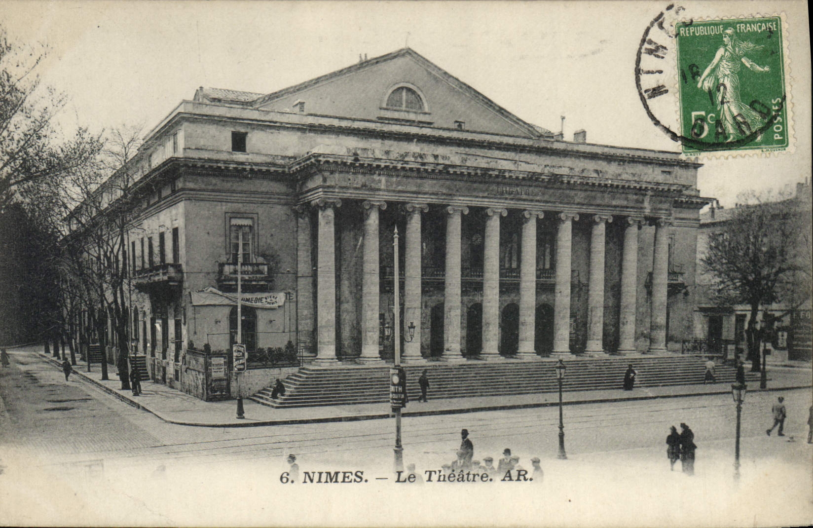 CPA Nimes Le Theatre 