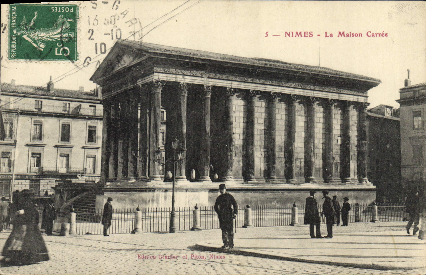 CPA Nimes La Maison Carree 