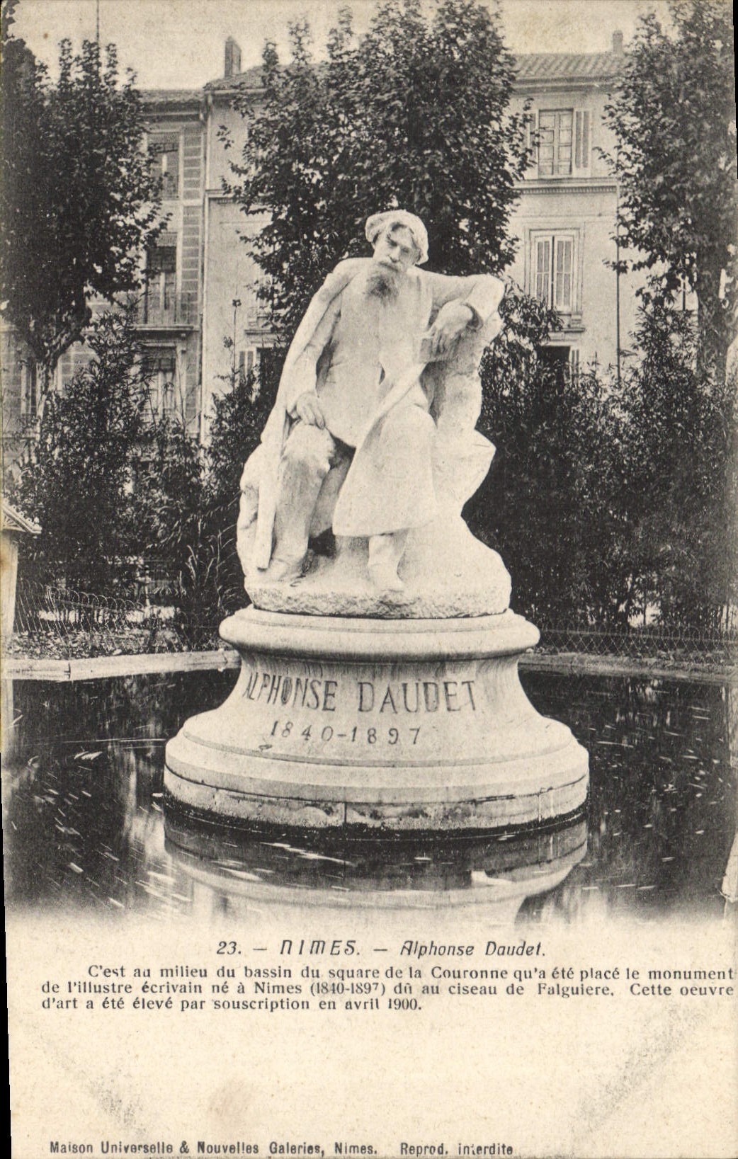 CPA Nimes Alphonse Daudel 