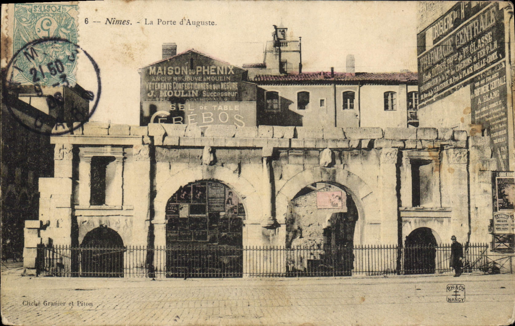 CPA Nimes La Porte d'Auguste 