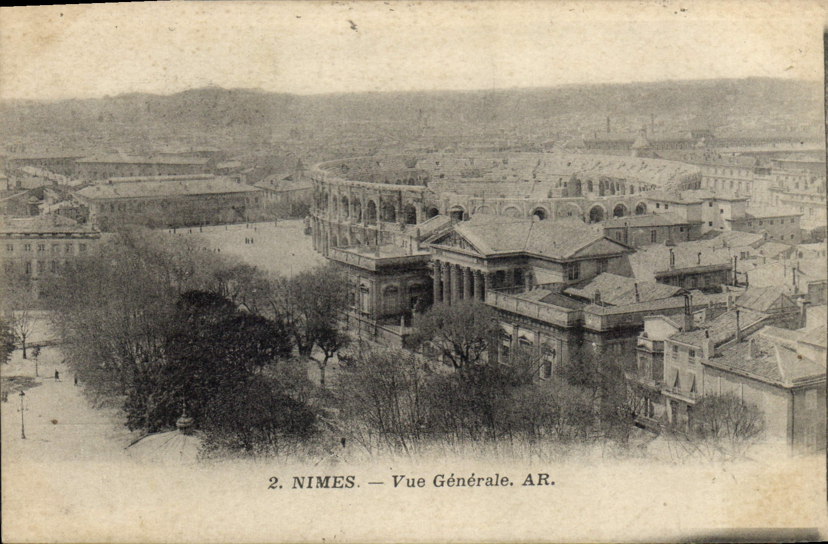 CPA Nimes Vue Generale 