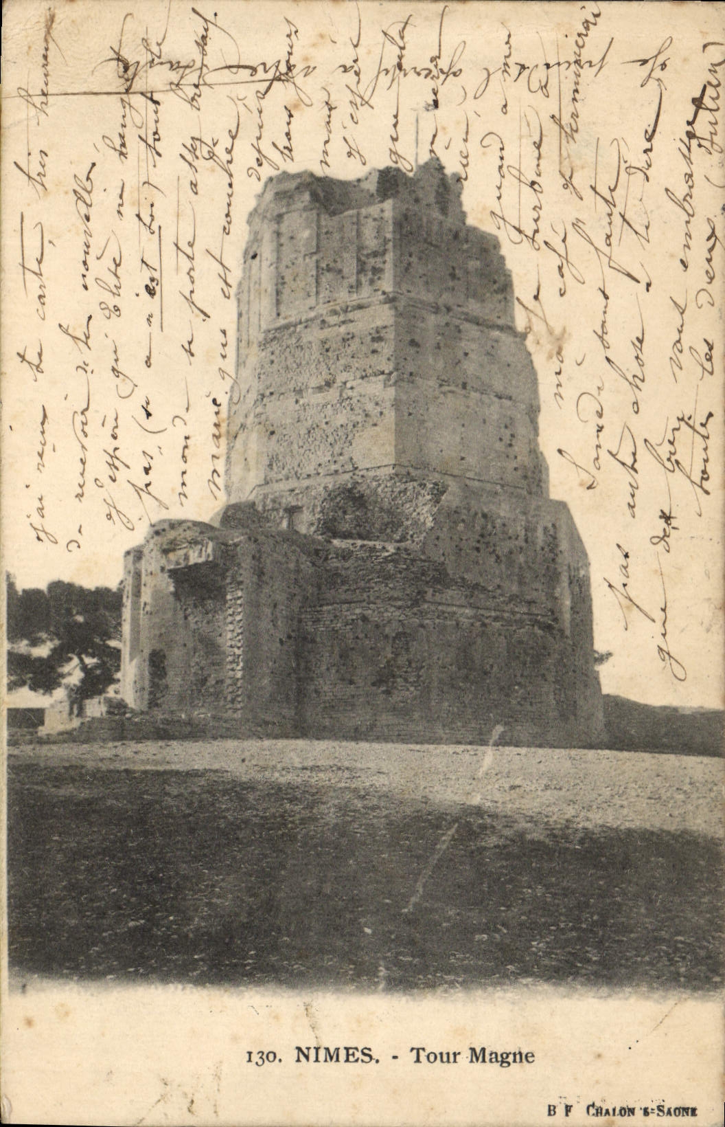 CPA Nimes Tour Magne 
