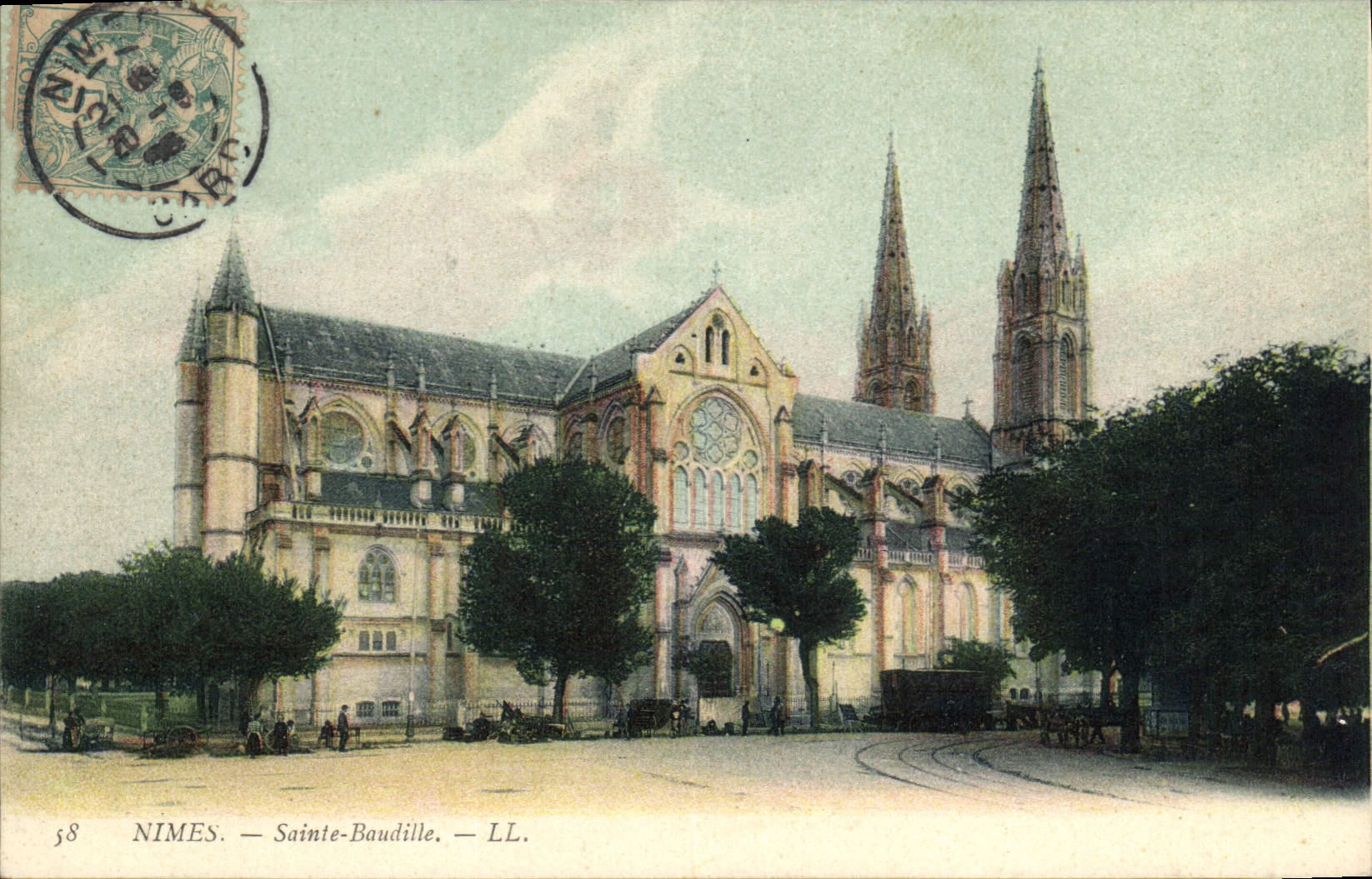 CPA Nimes Sainte Baudille 