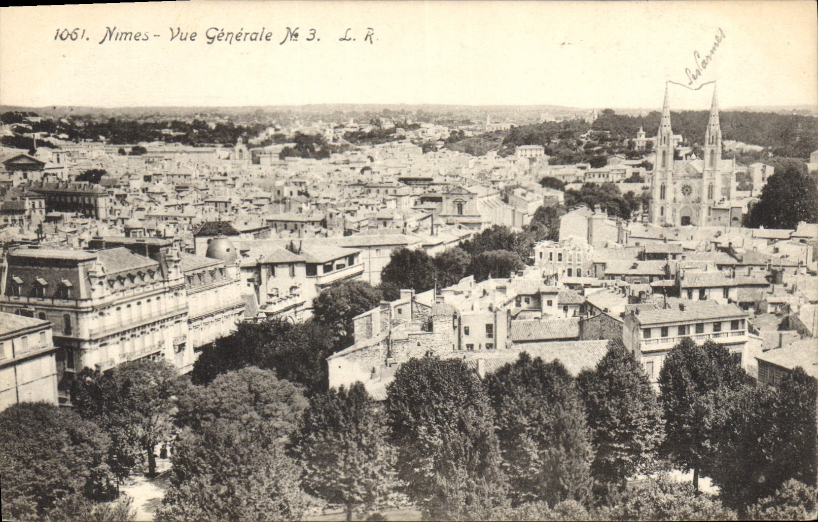 CPA Nimes Vue Generale 