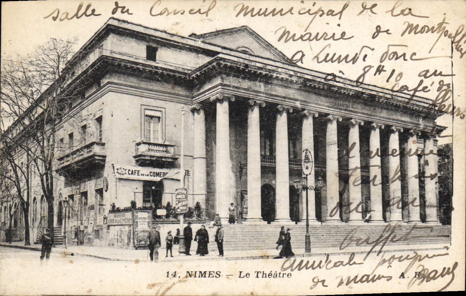 CPA Nimes Le Theatre 